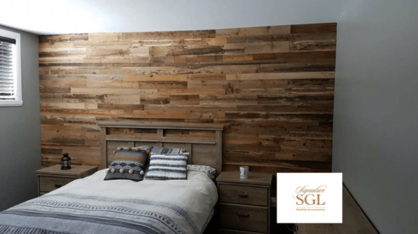 Planches en bois de grange recyclé pour décoration murale – Panneaux muraux